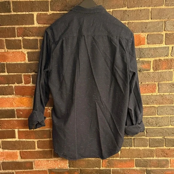 Lucky Brand Men's Navy Button Shirt M - Picture 4 of 6